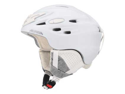 alpina lyzarska helma scara white matt 52 56