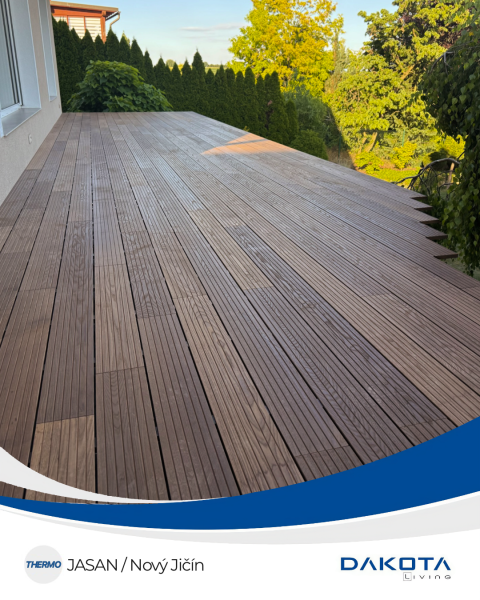 Montáž dřevěné terasy