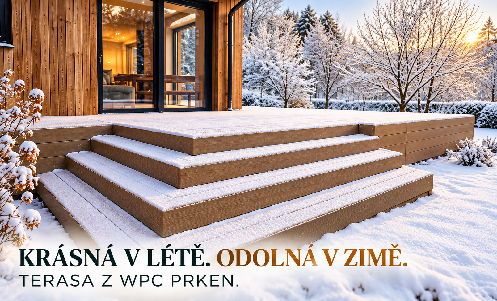 Zima na terase