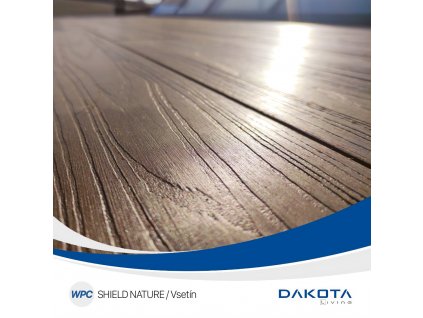 WPC SHIELD Nature - Dřevo-plastové terasové desky, prkna