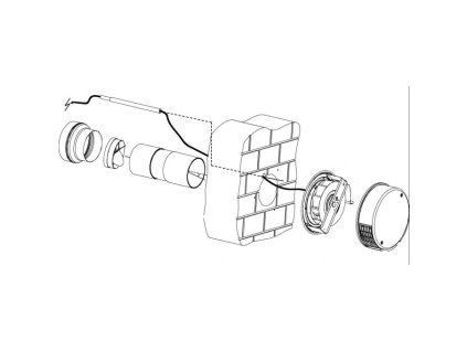 Venkovní motor na fasádu Faber EVJ MISTRAL