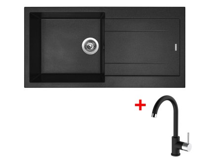 Sinks AMANDA 990 Nanoblack+MIX 35 Nanoblack