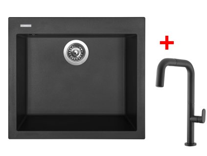 Sinks CUBE 560 Nanoblack+EVA P Nanoblack