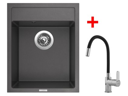 Sinks CLASSIC 400 Titanium + Flexia
