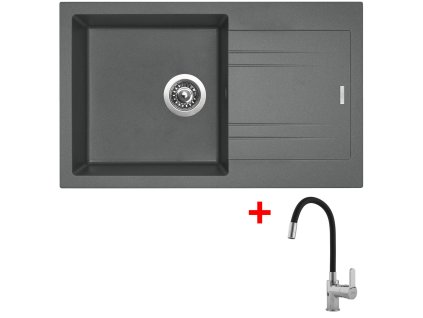 Sinks LINEA 780 Titanium + Flexia