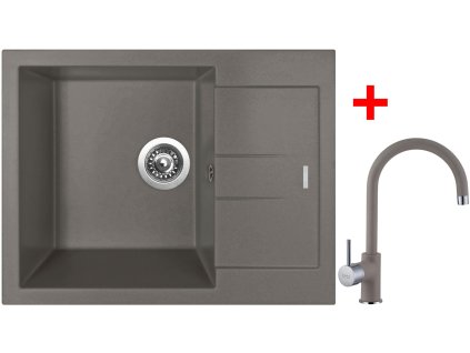 Sinks AMANDA 650 Truffle + Vitalia GR