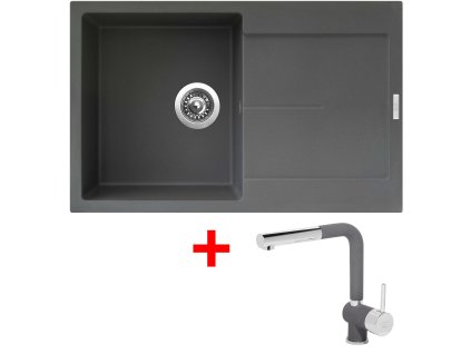 Sinks ULTIMA 790 Titanium + Mix 3 P GR