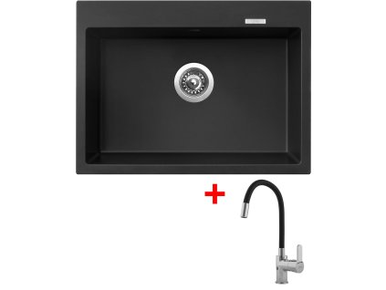 Sinks MAXIMO 680 Pureblack + Flexia