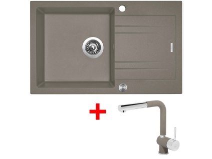 Sinks LINEA 780 XC Truffle + Mix 3 P GR