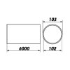 Flexo hadice 100 x 6000mm