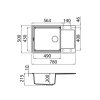Granitový dřez ELLECI EASY 310 G43