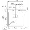 Nerezový dřez Sinks BOXER 450 FI 1,2mm