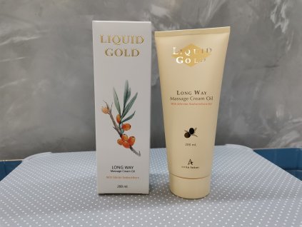 Liquid Gold Long Way Masážní olejový krém 1050Kč