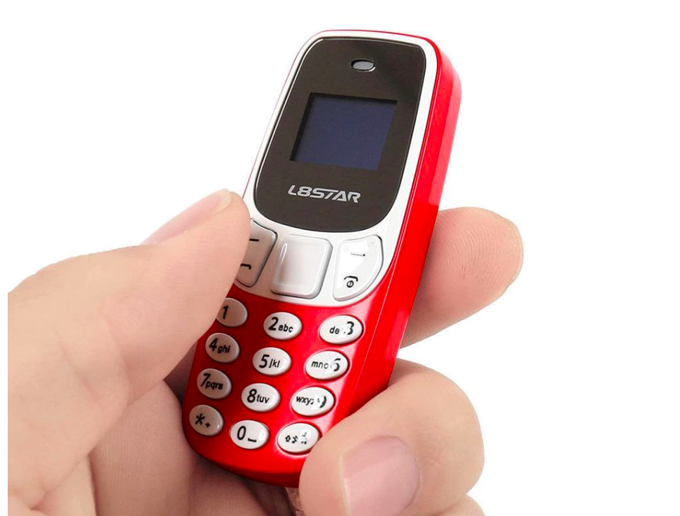 L8STAR Miniaturní mobilní telefon BM10 Barva: Červená