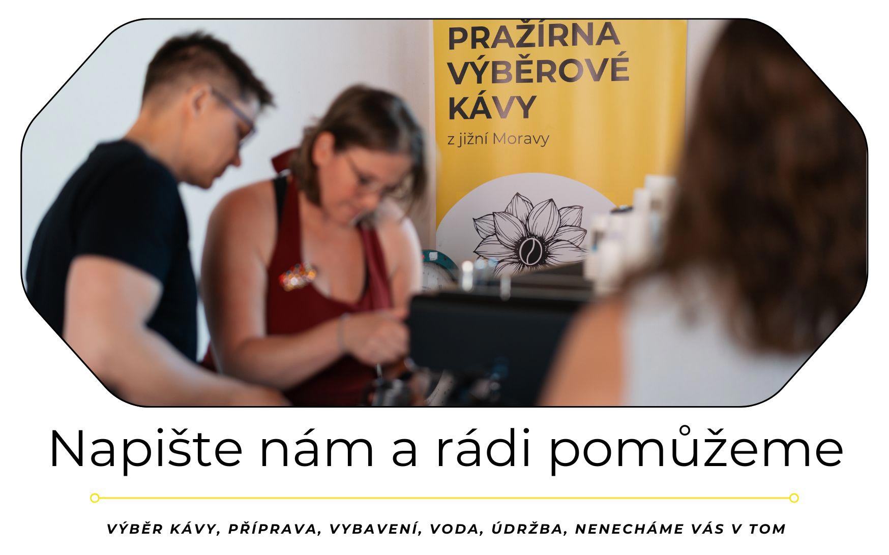 Potřebujete pomoct s výběrem kávy, vybavením, údržbou, vodou, napište Dalia Coffee a pomůžeme vám
