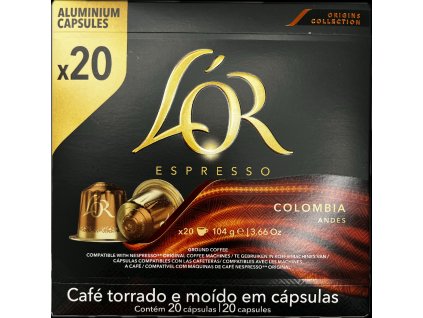 LOR Espresso Columbia (po datu minimální trvanlivosti)