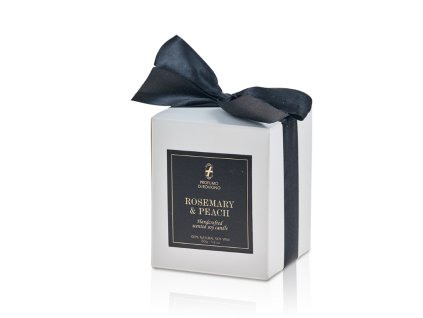 Aromatická svíčka ROZMARÝN A BROSKEV (Rosemary & Peach) – 150 g