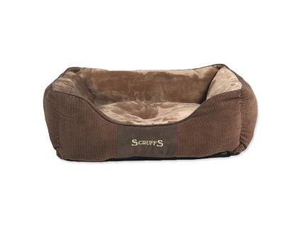 Pelech Scruffs Chester Box Bed čokoládový M 60x50cm