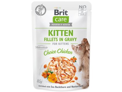 BCC Kitten. Fillets in Gravy Choice Chicken 85 g