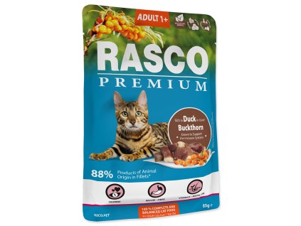 Kapsička Rasco Premium Adult kachna s rakytníkem 85g