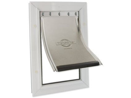 Dvířka PetSafe hliníková s flexibilním flapem, výřez 45,1x27,7cm