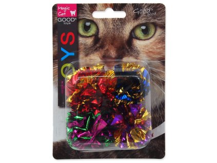 Hračka Magic Cat míček s třásněmi lesklý 3,75cm 4ks