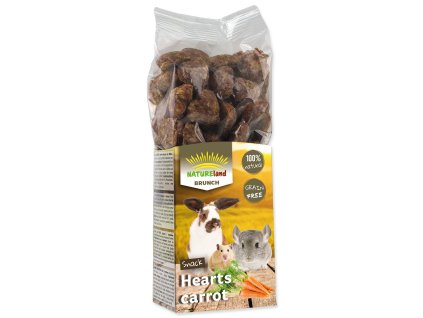 Pochoutka Nature Land Brunch srdíčka s mrkví 150g