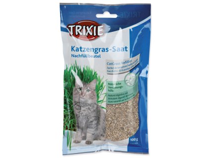 Tráva Trixie pro kočky sáček 100g