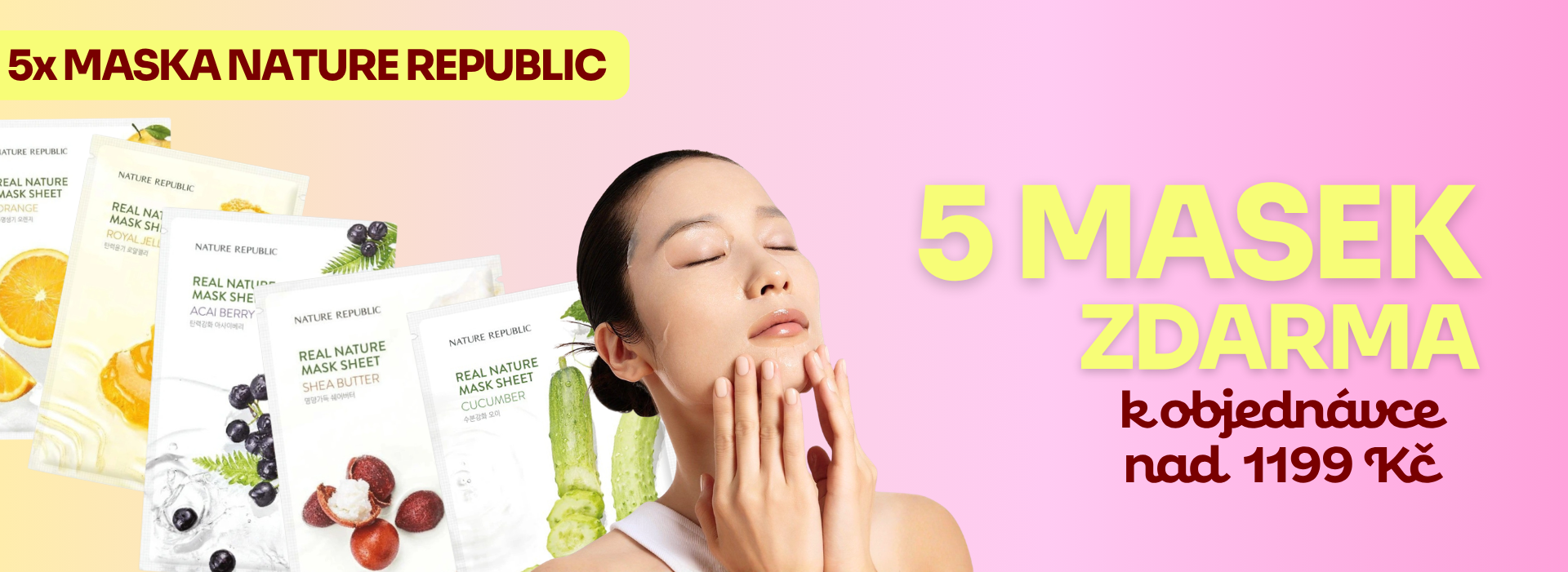 Nature Republic DÁREK - 5 masek Desktop
