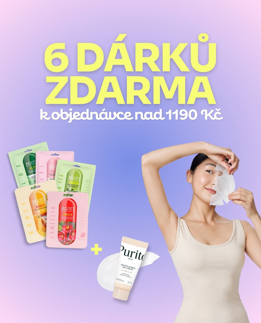 Dárek – 5 masek Jigott + krém Purito Mobil