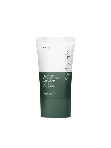 1977 anua heartleaf silky moisture sunscreen hydratacny opalovaci krem 50ml