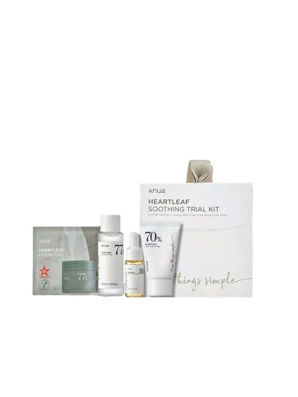 1692 anua heartleaf soothing trial kit set pre citlivu plet 5ks