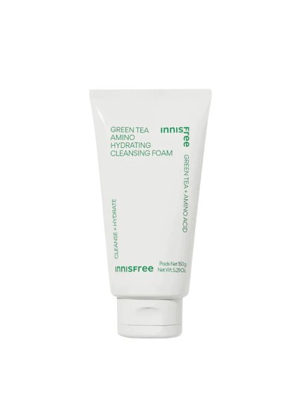 1197 innisfree green tea amino hydrating cleansing foam hydratacna cistiaca pena 150g