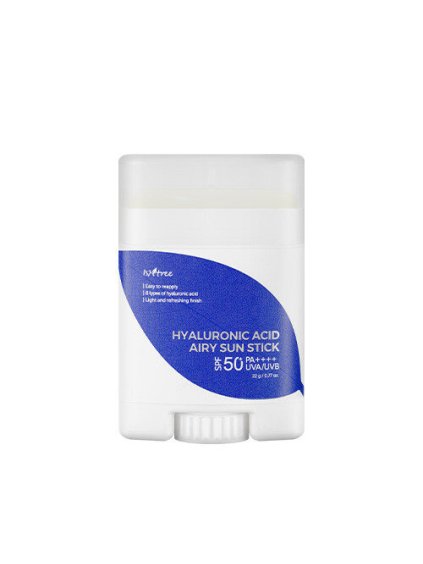 444 isntree hyaluronic acid airy sun stick opalovaci balzam v tycinke 22g