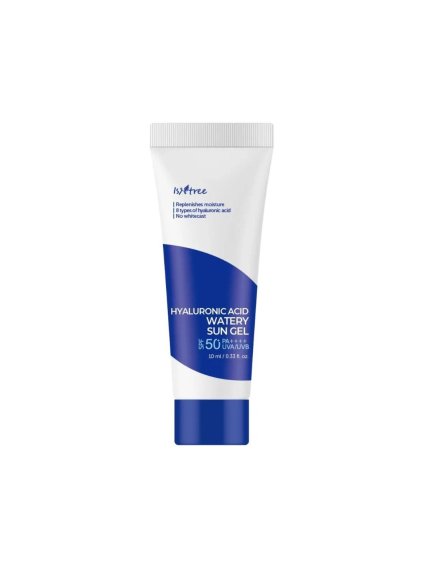 2103 isntree hyaluronic acid watery sun gel mini spf50 pa opalovaci gel s kyselinou hyaluronovou 10ml