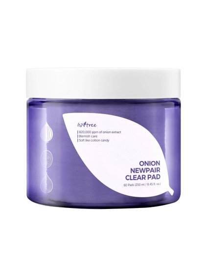 ISNTREE - Onion Newpair Clear Pad 250ml - čisticí tampony s cibulovým extraktem (60ks)