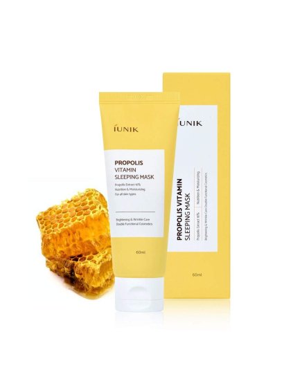 138 iunik propolis vitamin sleeping mask vitaminova nocna maska s propolisom 60ml