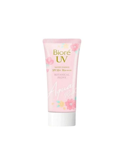 2316 kao biore uv aqua rich watery essence sunscreen spf 50 pa botanical peony edition hydratacna gelova opalovacia esencia na tvar s spf 50g