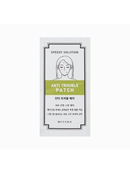 486 missha speedy solution anti trouble patch set naplasti pre problematicku plet 12ks naplasti v baleni