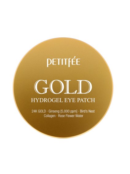 99 petitfee gold hydrogel eye patch hydrogelova maska na ocne okolie s 24 karatovym zlatom 60ks naplasti