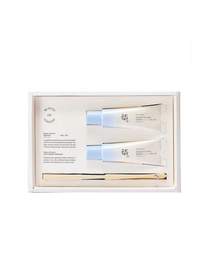 2607 beauty of joseon relief aqua fresh rice b5 set opalovaci set 2x ryzovy krem s spf 50ml a vejar