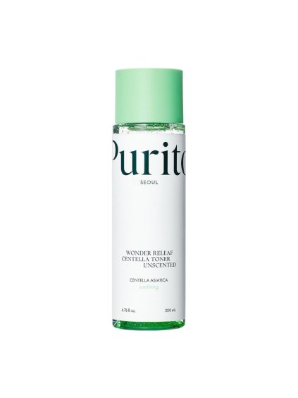 1890 purito seoul wonder releaf centella toner unscented neparfumovane pletove tonikum s extraktom z centella asiatica 200ml