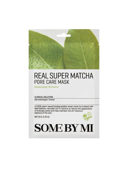 1014 some by mi real super matcha pore care mask maska na redukciu porov 1ks