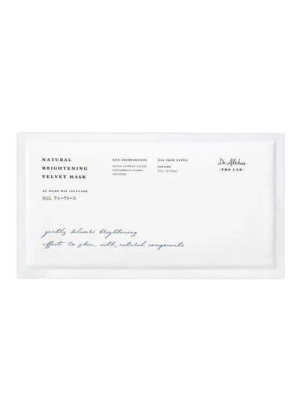 Dr. Althea - Přírodní rozjasňující sametová maska - Rozjasňující lněná maska 27g
