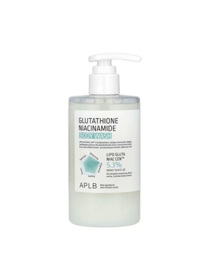 APLB - Glutathione Niacinamide Body Wash Gel - Rozjasňující sprchový gel s niacinamidem a glutathionem 300 ml