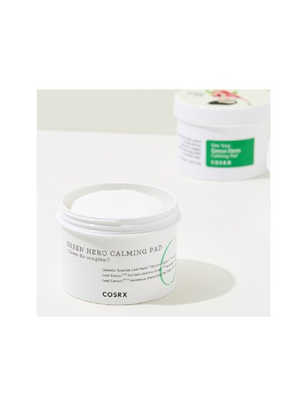66 cosrx one step green hero calming pad ukludnujuce vlhcene tampony 70ks