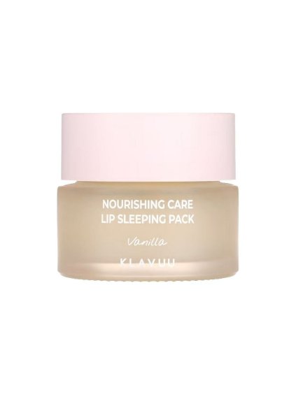 KLAVUU - Vyživující péče na rty Vanilla Sleeping Pack - Zjemňující noční maska na suché rty s vanilkovým extraktem 20g