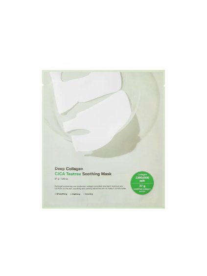 SUNGBOON EDITOR - Hluboká kolagenová maska Cica Teatree Soothing Mask - Zklidňující hydrogelová maska s kolagenem 37g