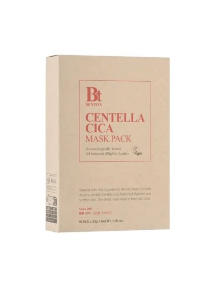 benton centella cica maska set 23 g 10 výrobek