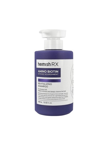 heimish rx amino biotin revitalizační šampon 400 ml výrobek